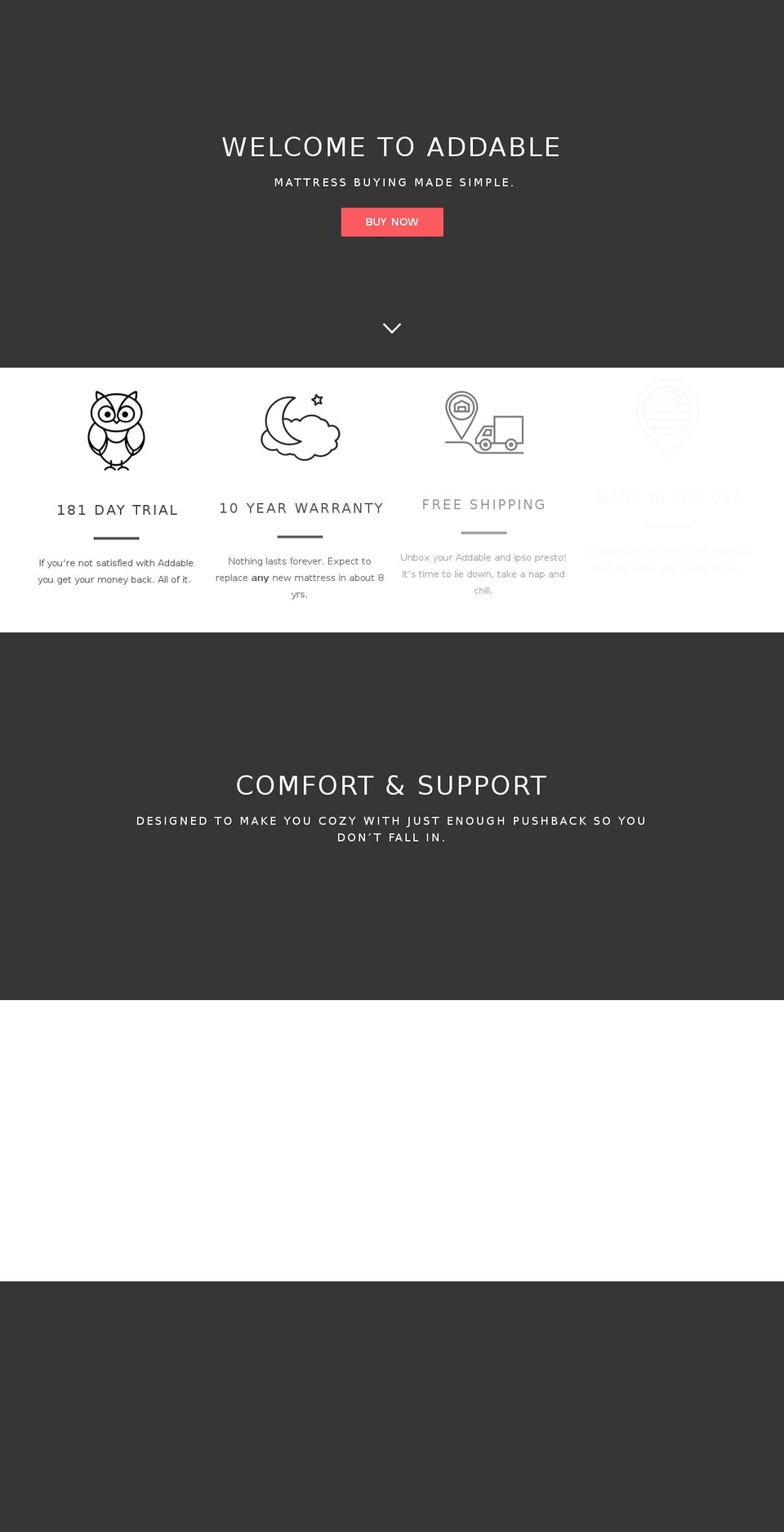 addable.com shopify website screenshot