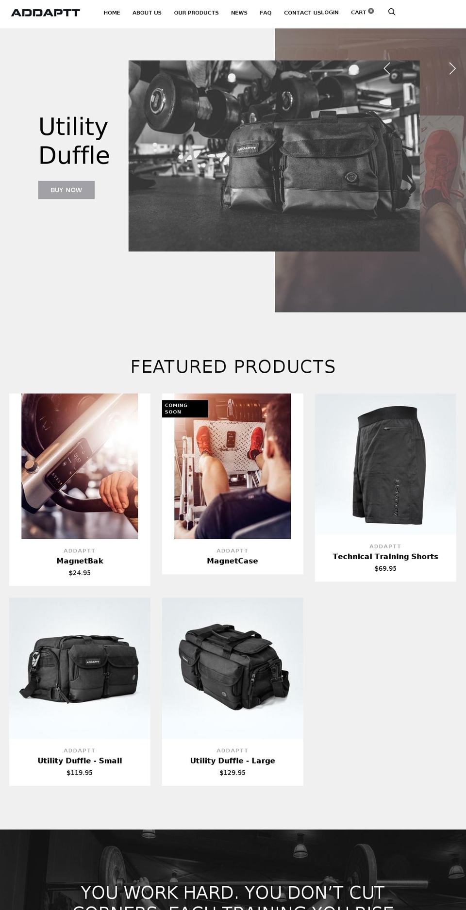 addaptt.com shopify website screenshot