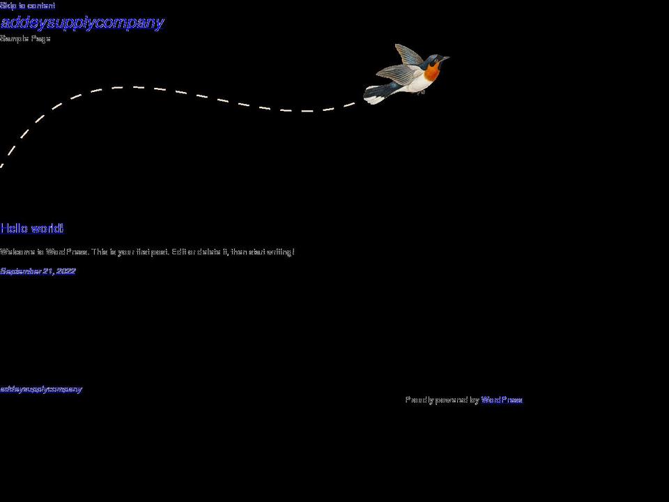 addeysupplycompany.com shopify website screenshot