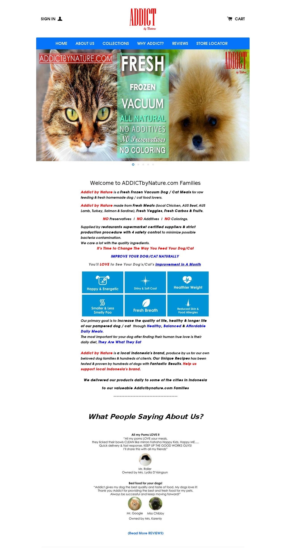 addictbynature.com shopify website screenshot