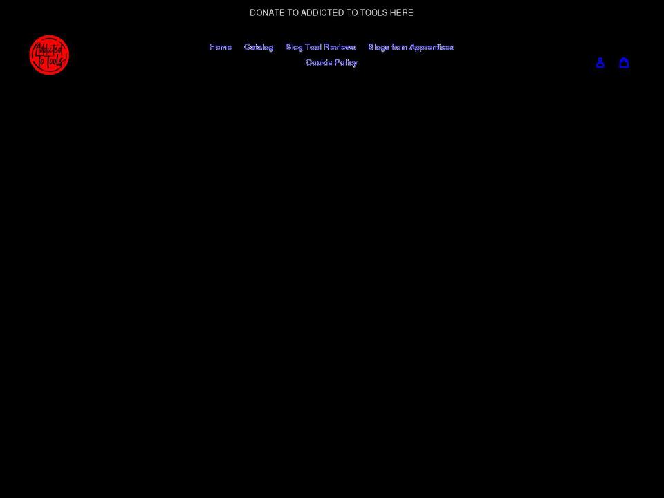 addictedtotools.com shopify website screenshot