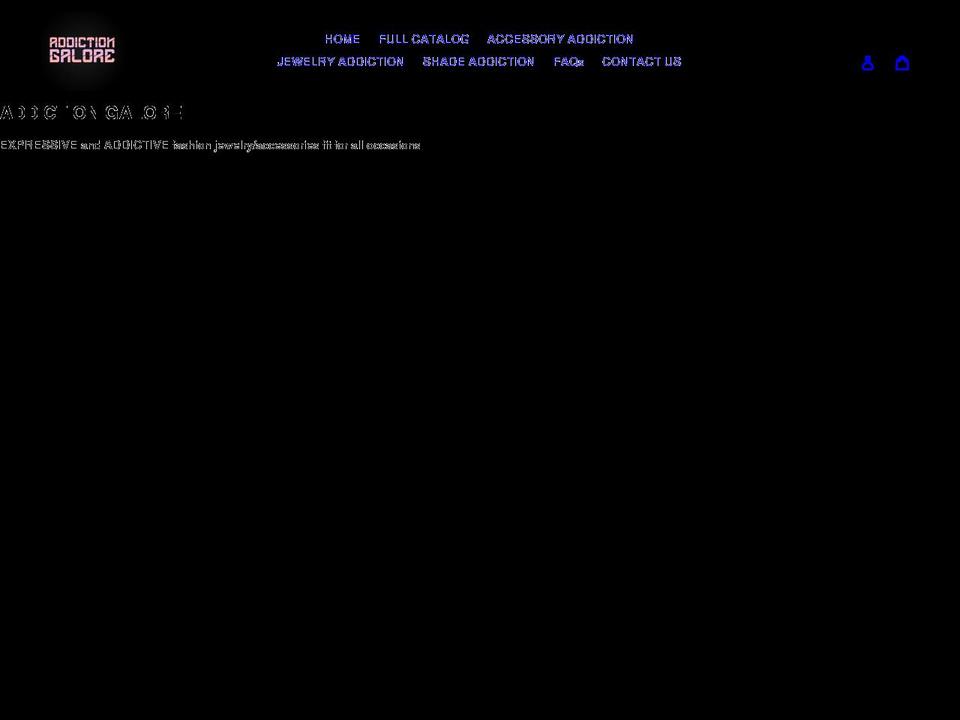 addictiongalore.com shopify website screenshot