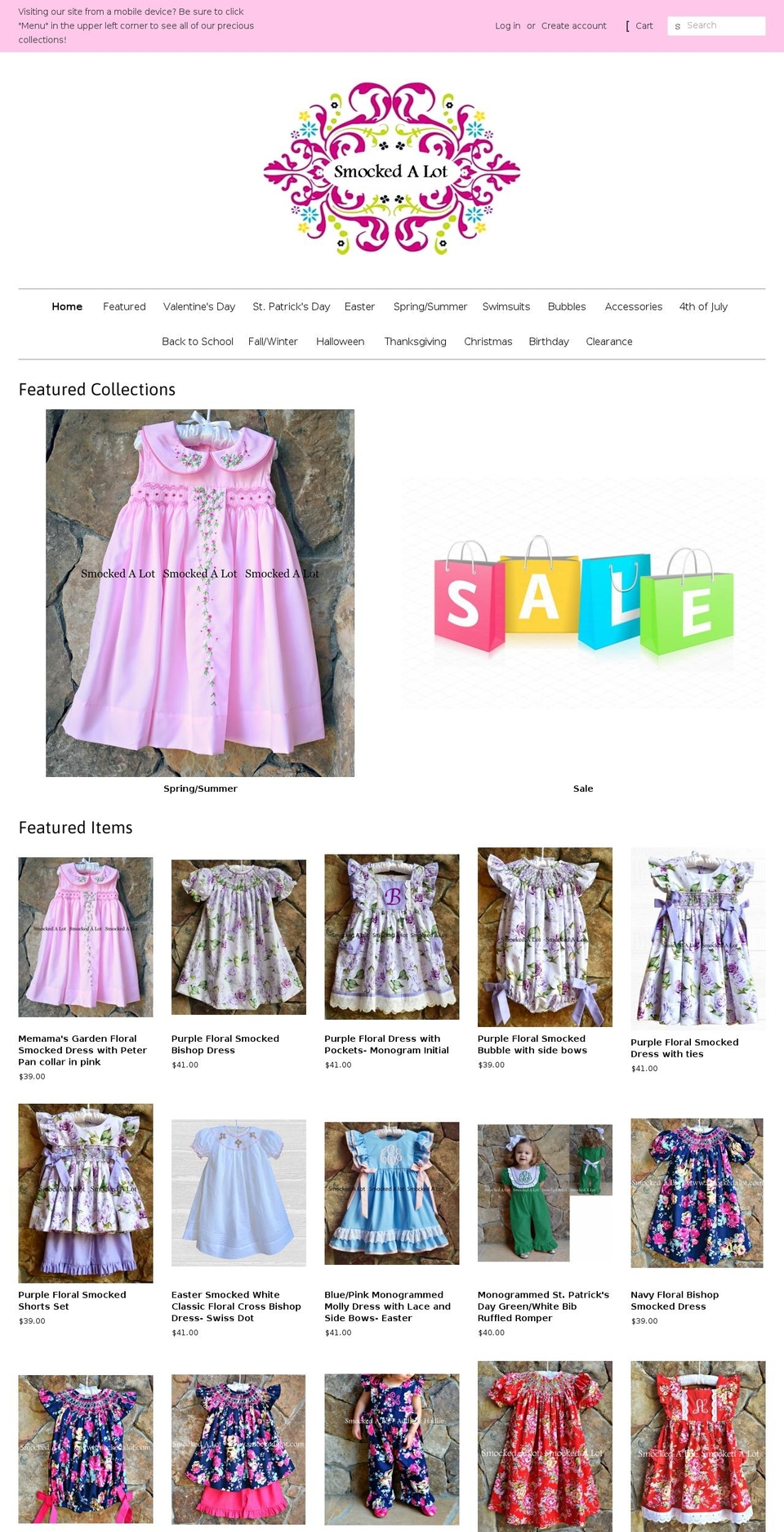 addieandhadlie.com — Shopify storefront screenshot
