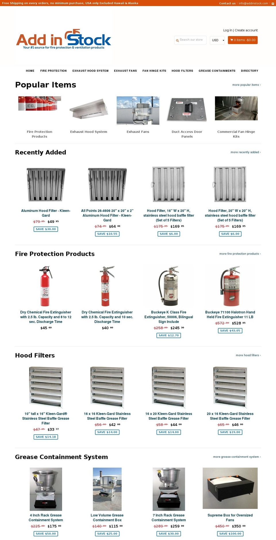 addinstock.com shopify website screenshot