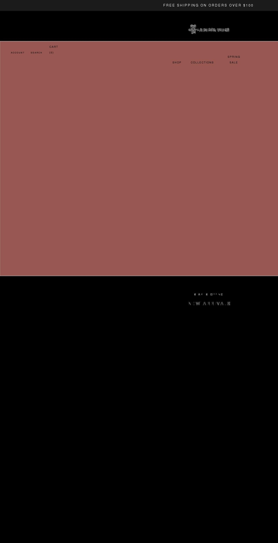 addisonweeksjewelry.com shopify website screenshot