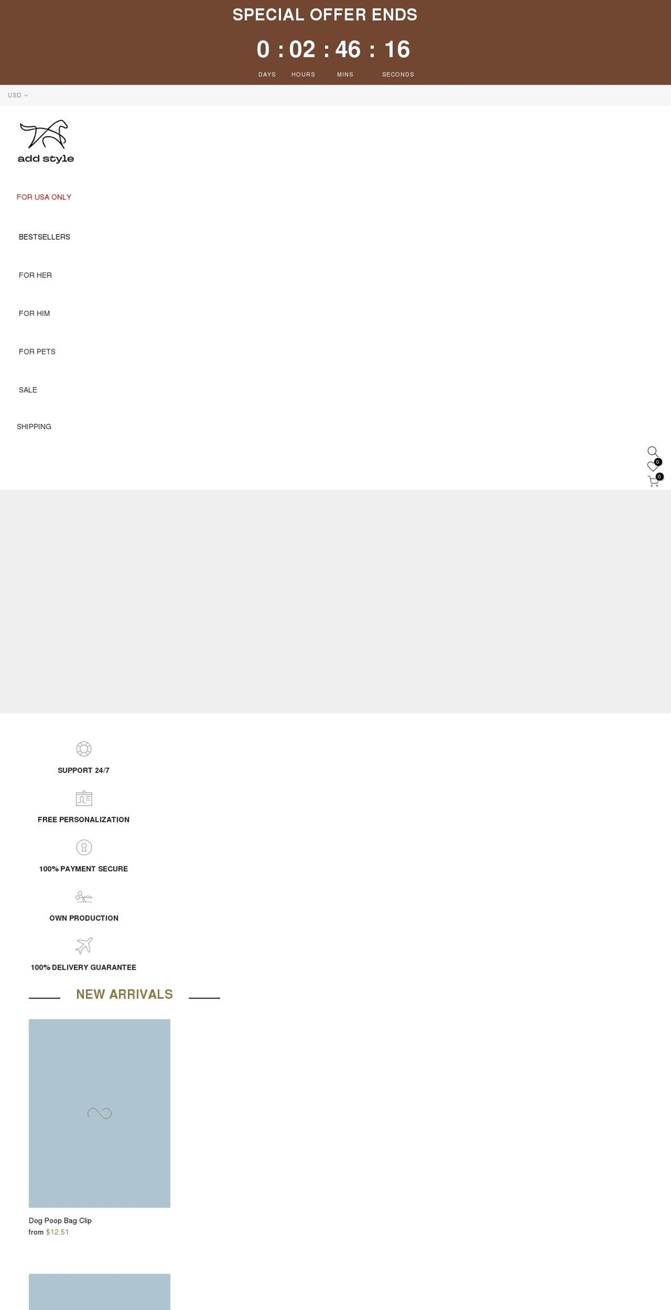 addstyleco.com shopify website screenshot