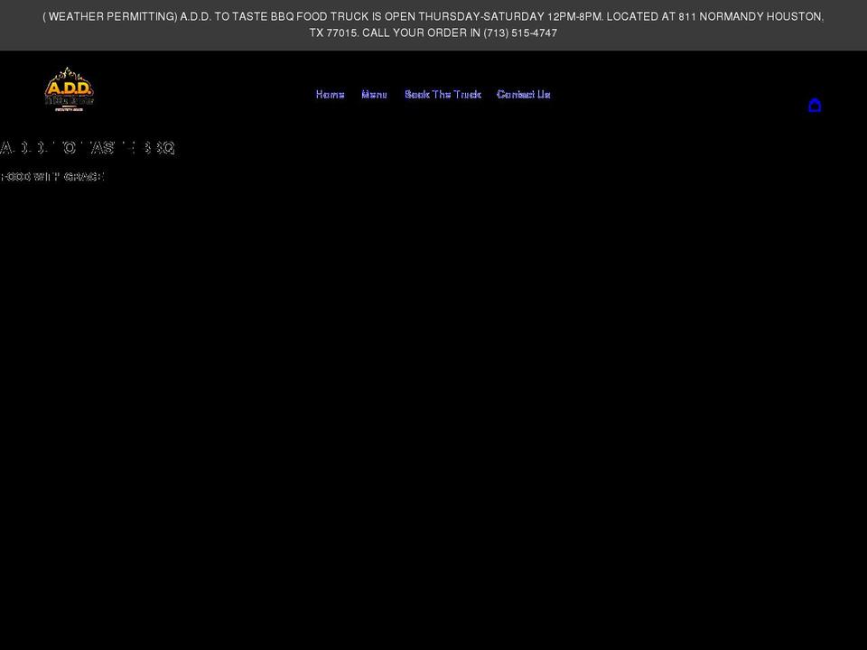 addtotastebbq.com shopify website screenshot