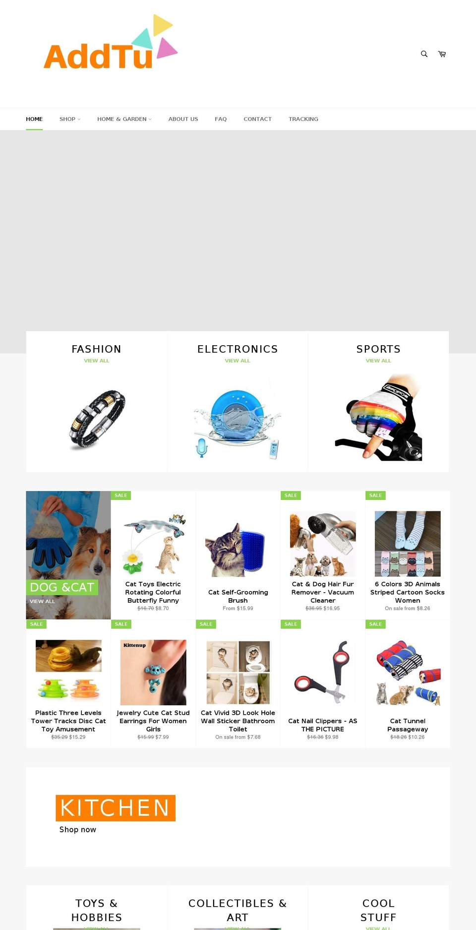addtu.com — Shopify storefront screenshot