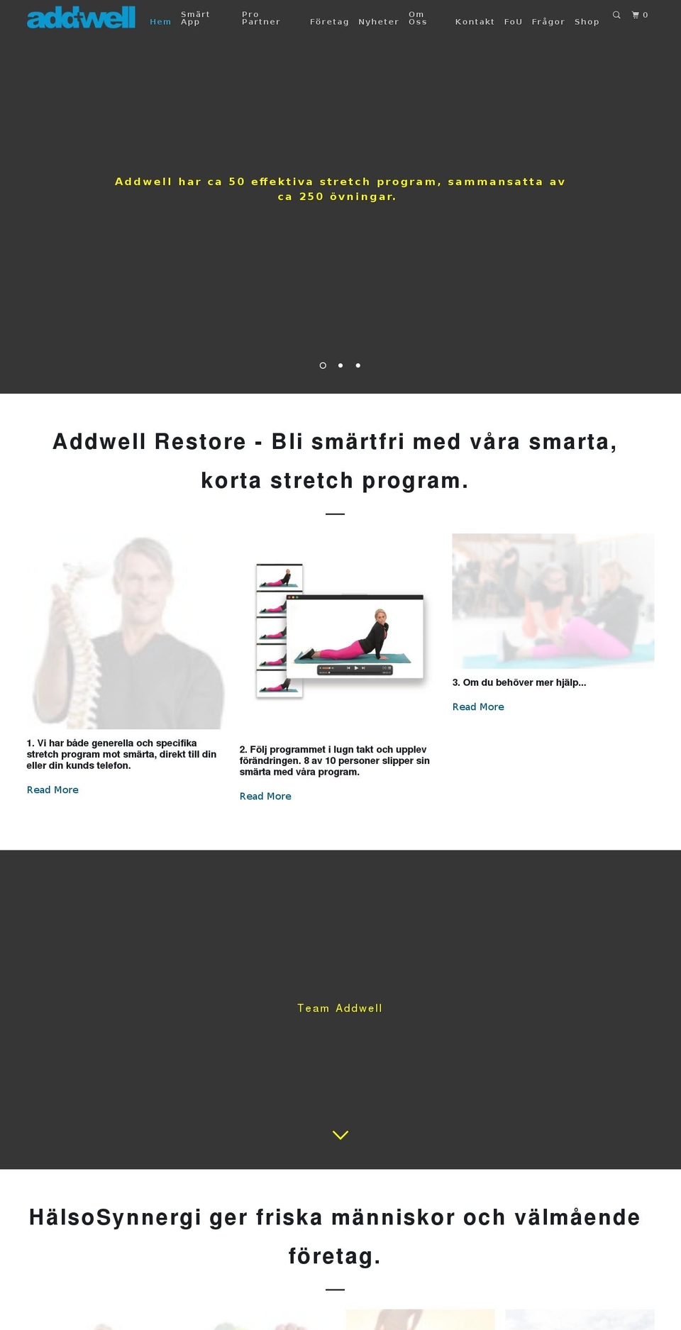 addwell.com — Shopify storefront screenshot