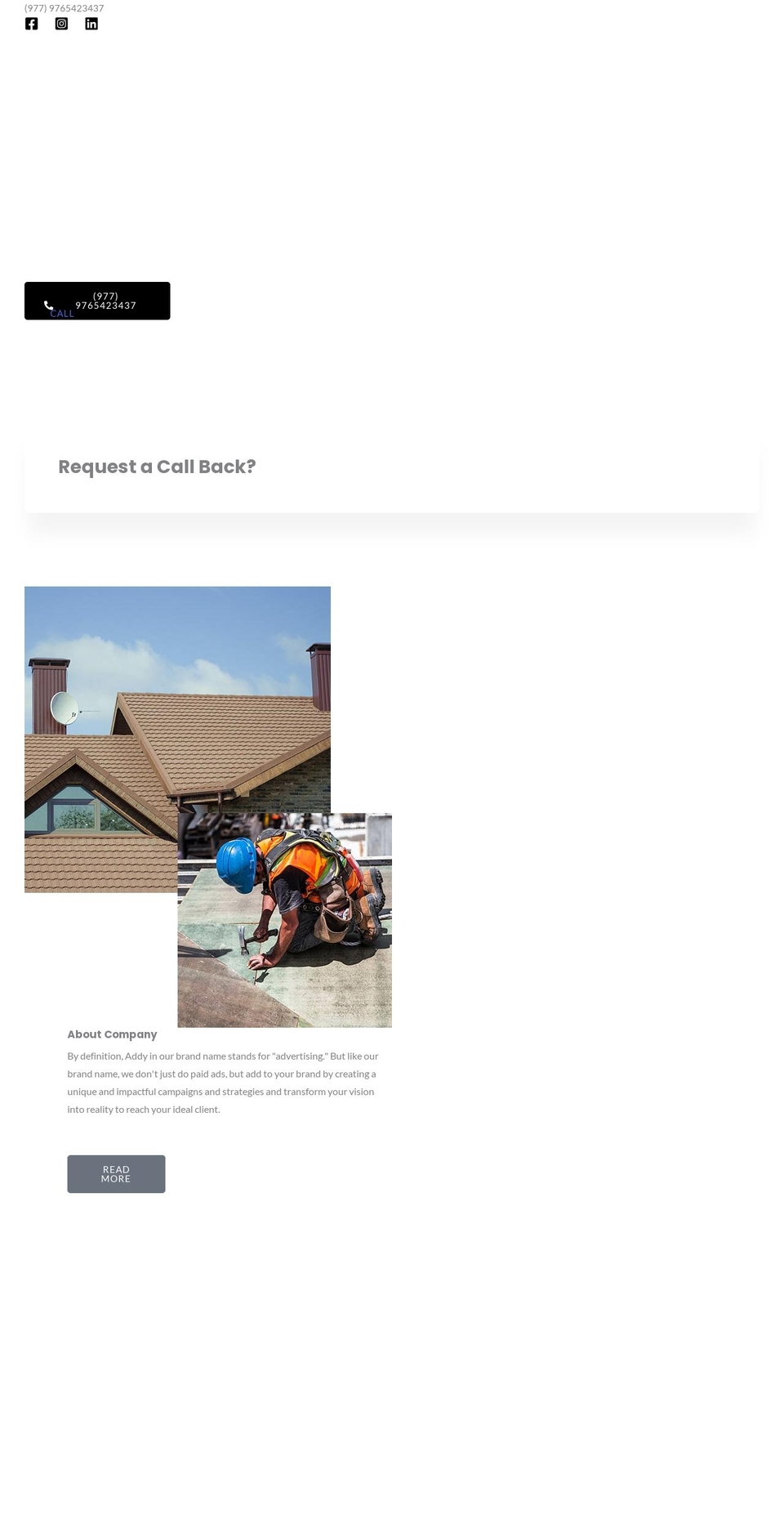 addymarketing.com — Shopify storefront screenshot