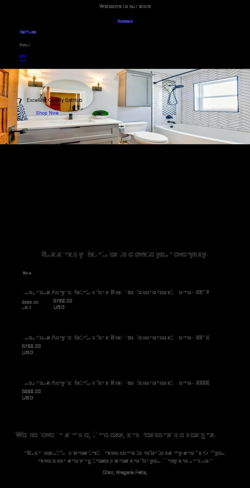 adecab.com shopify website screenshot