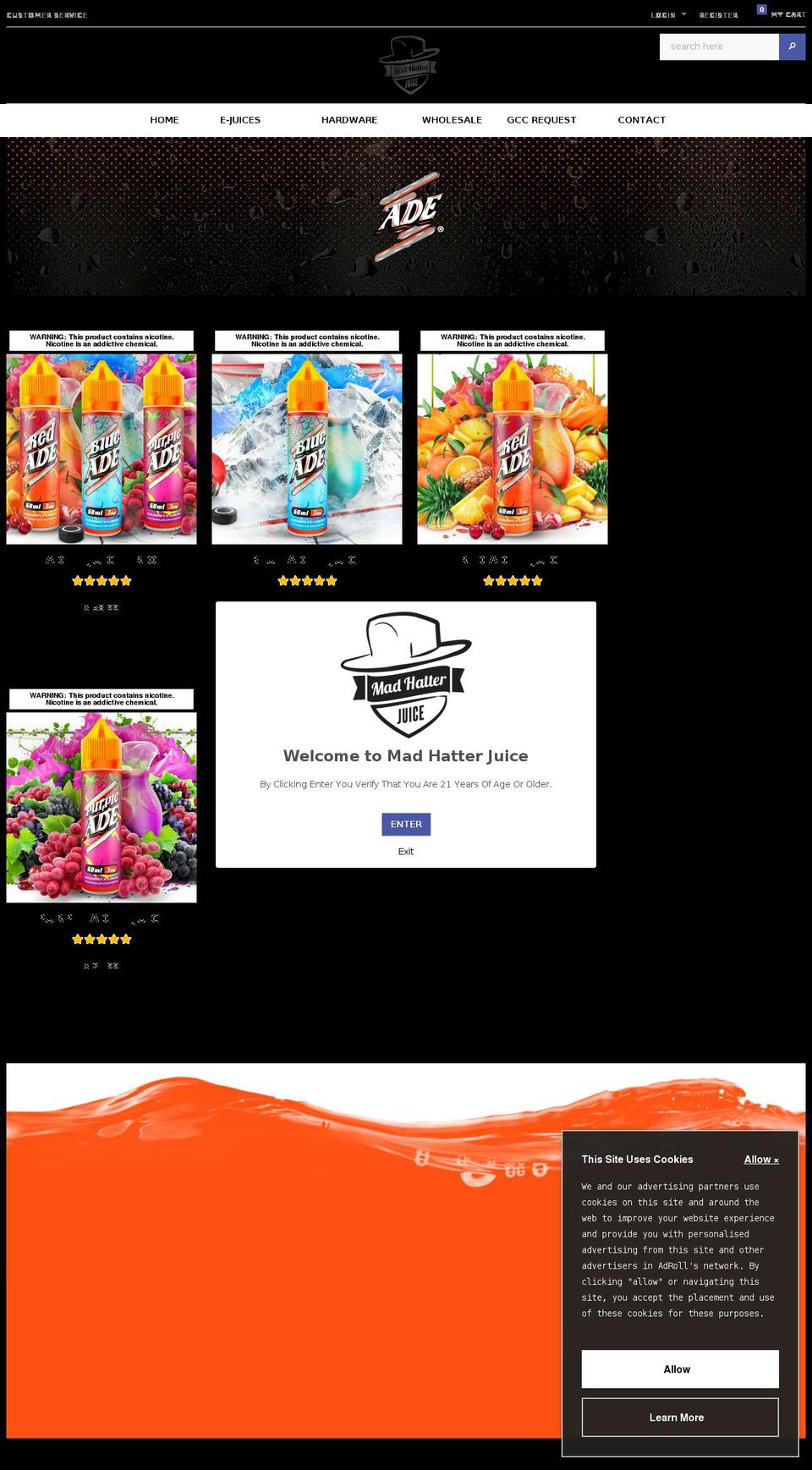 mhj-decora-11-13-2017 Shopify theme site example adeejuice.com