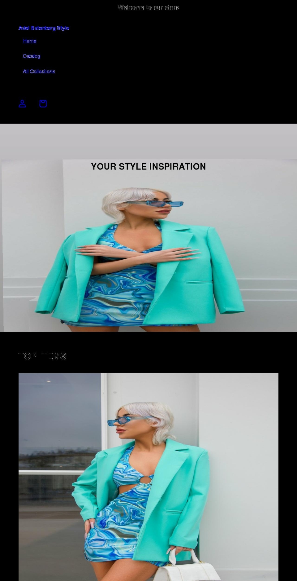 adelbatenbergstyle.com shopify website screenshot