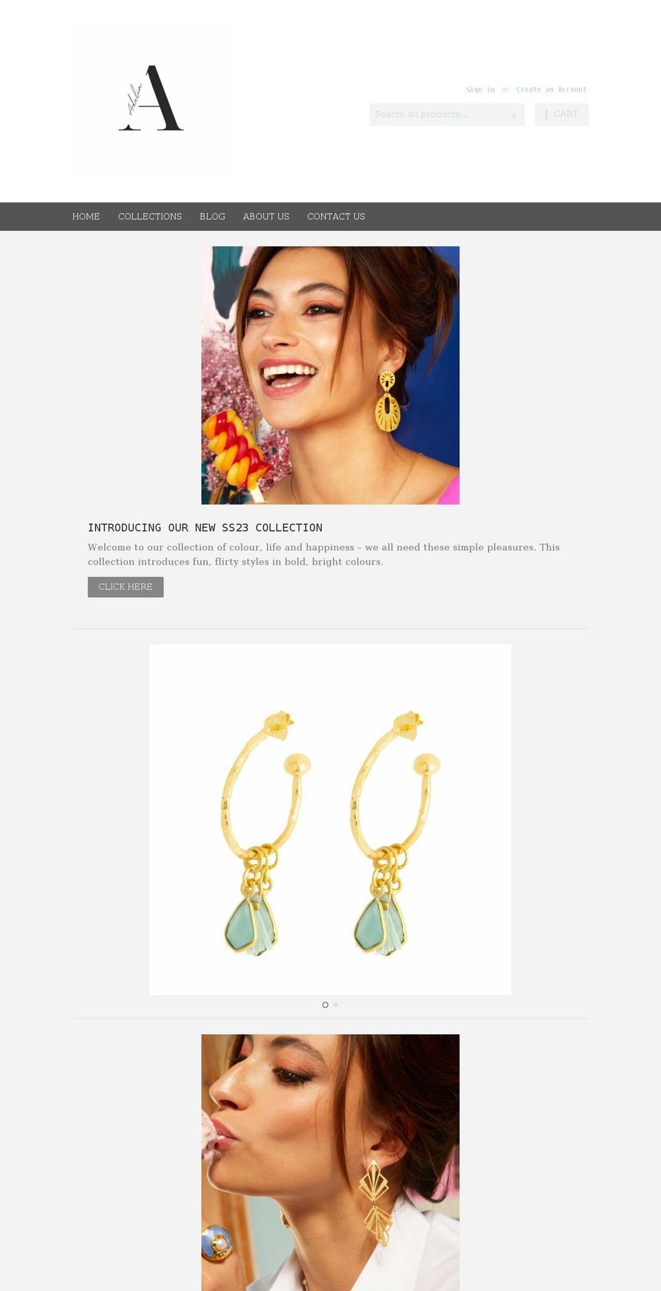 adelia.boutique shopify website screenshot