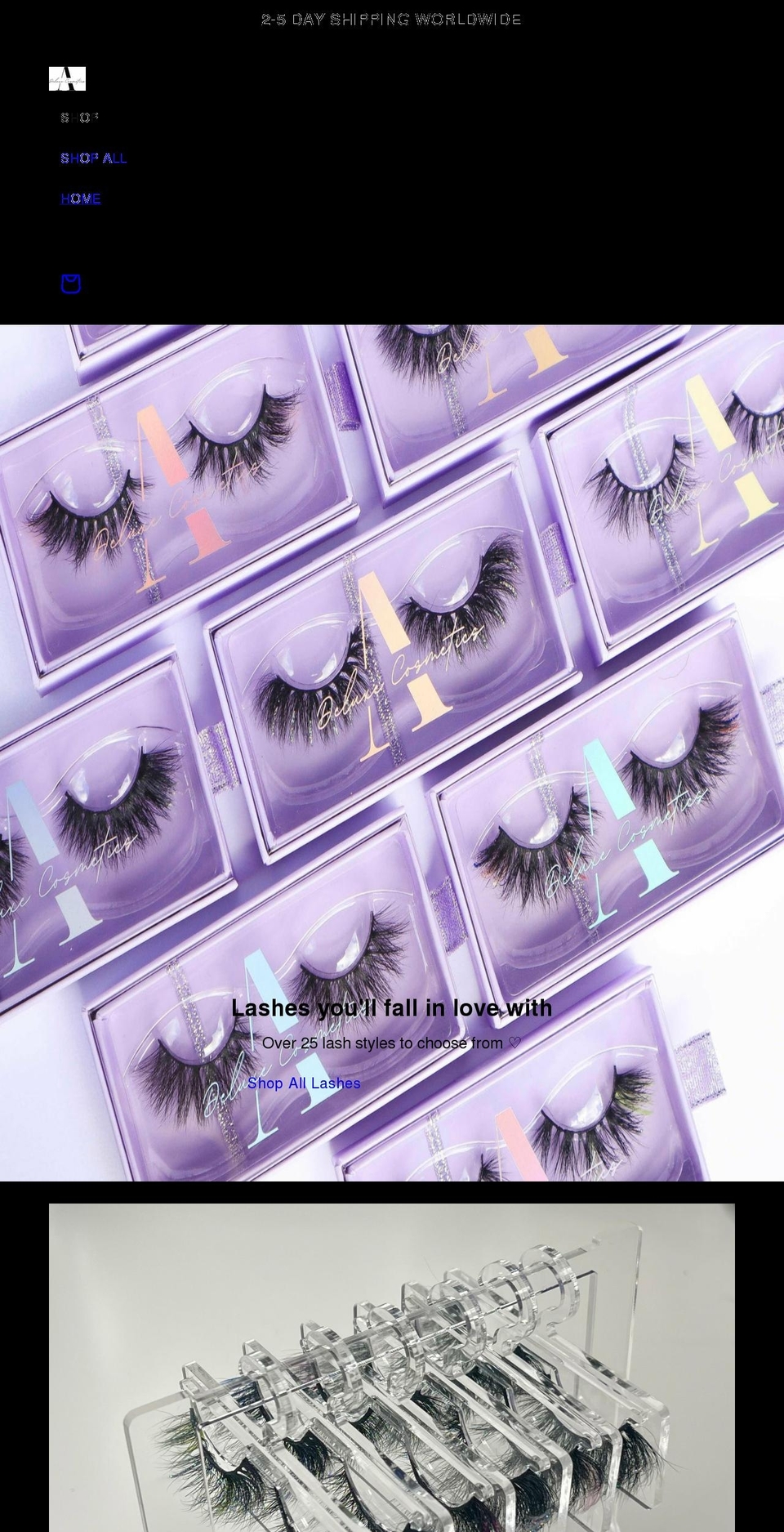 adeluxecos.com shopify website screenshot