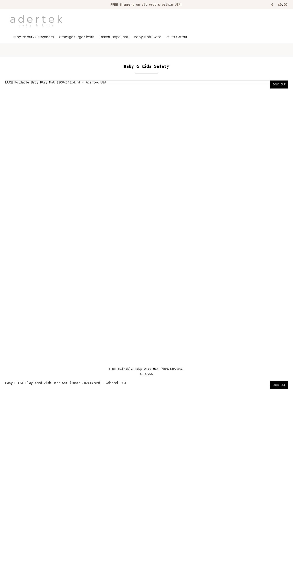 adertek.shop shopify website screenshot