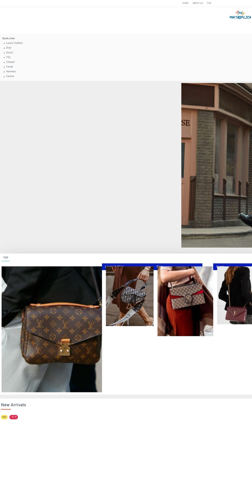 adesignbags.com — Shopify storefront screenshot