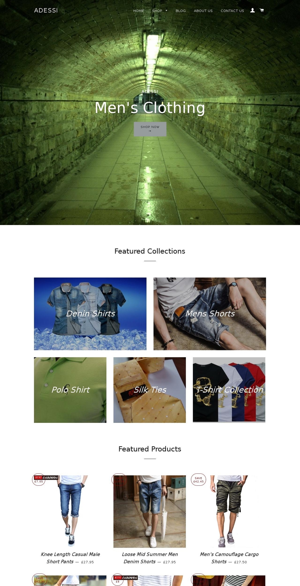 adessilondon.com shopify website screenshot