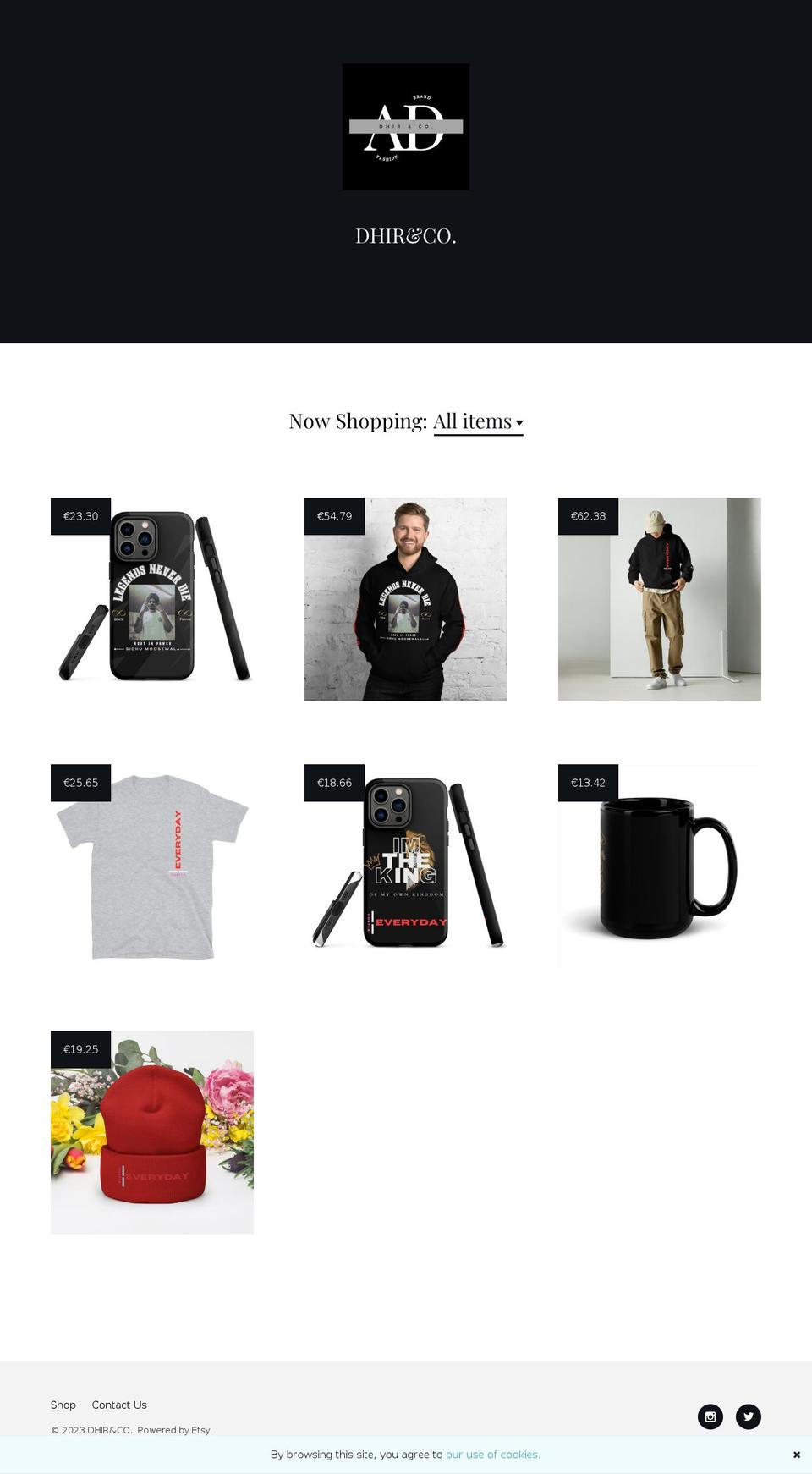 adfashion.store shopify website screenshot