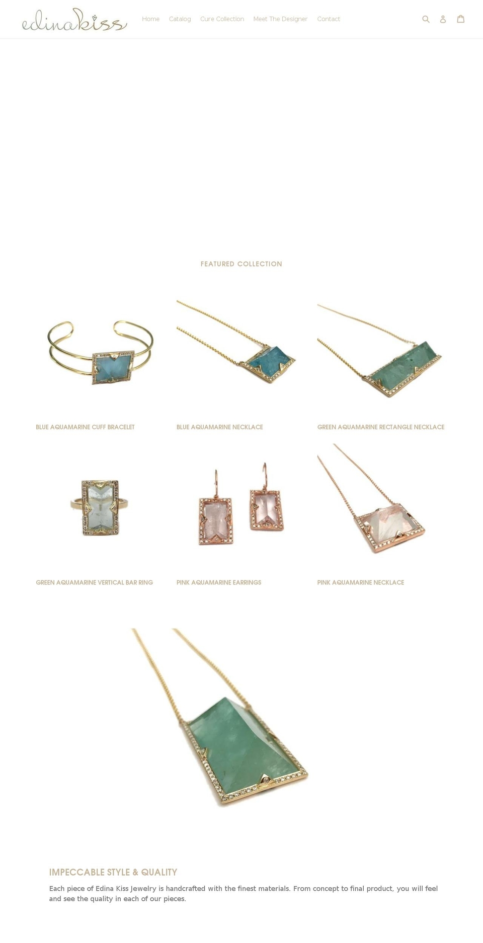 adinakiss.com shopify website screenshot