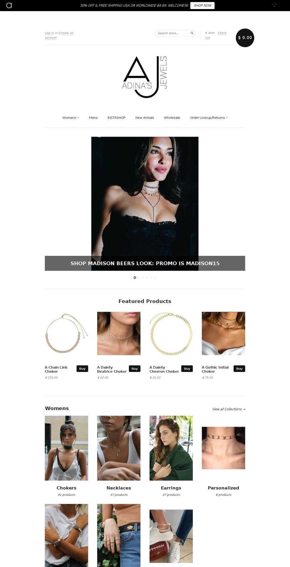PERFORMANCE - Adina Eden - Without Edgemesh Shopify theme site example adinasjewels.com