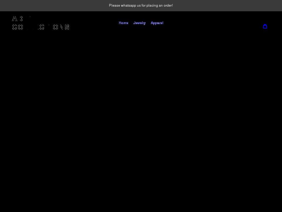 adithicollections.com shopify website screenshot