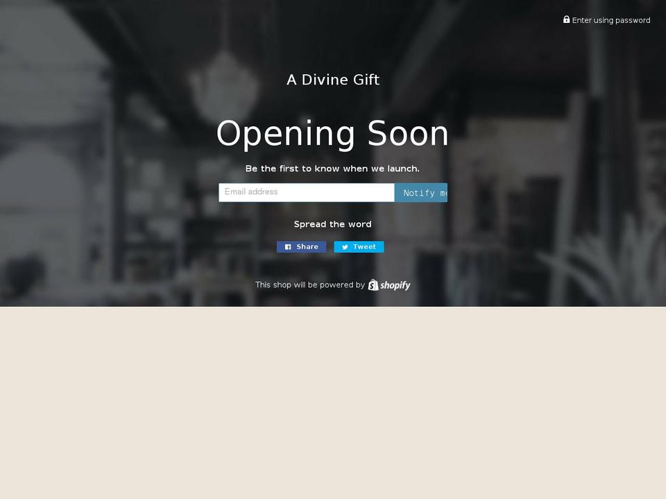 adivinegift.com — Shopify storefront screenshot