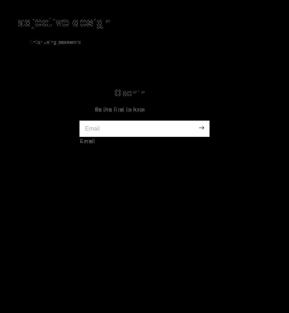 adjectivedesign.com shopify website screenshot