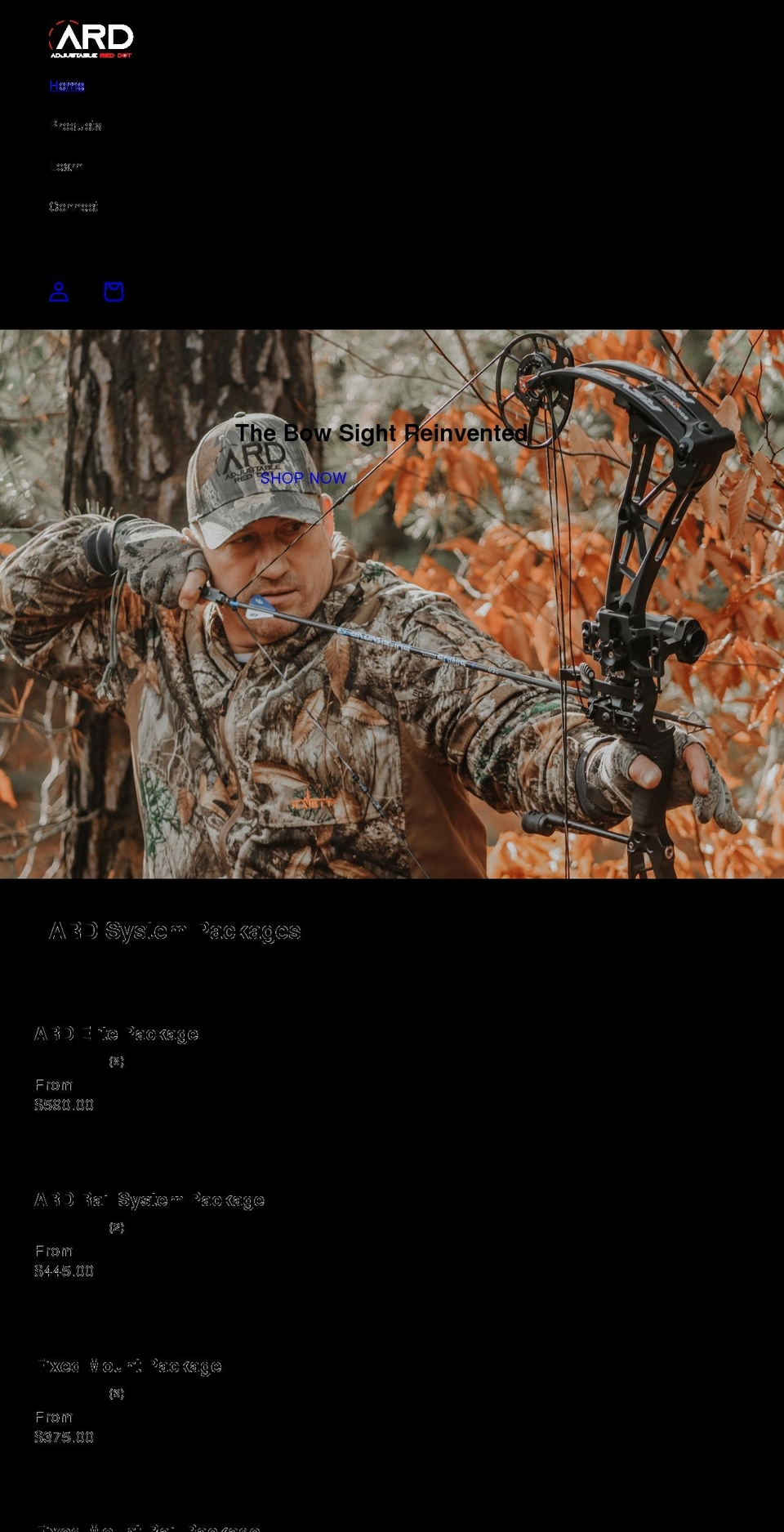 adjustablereddot.com shopify website screenshot