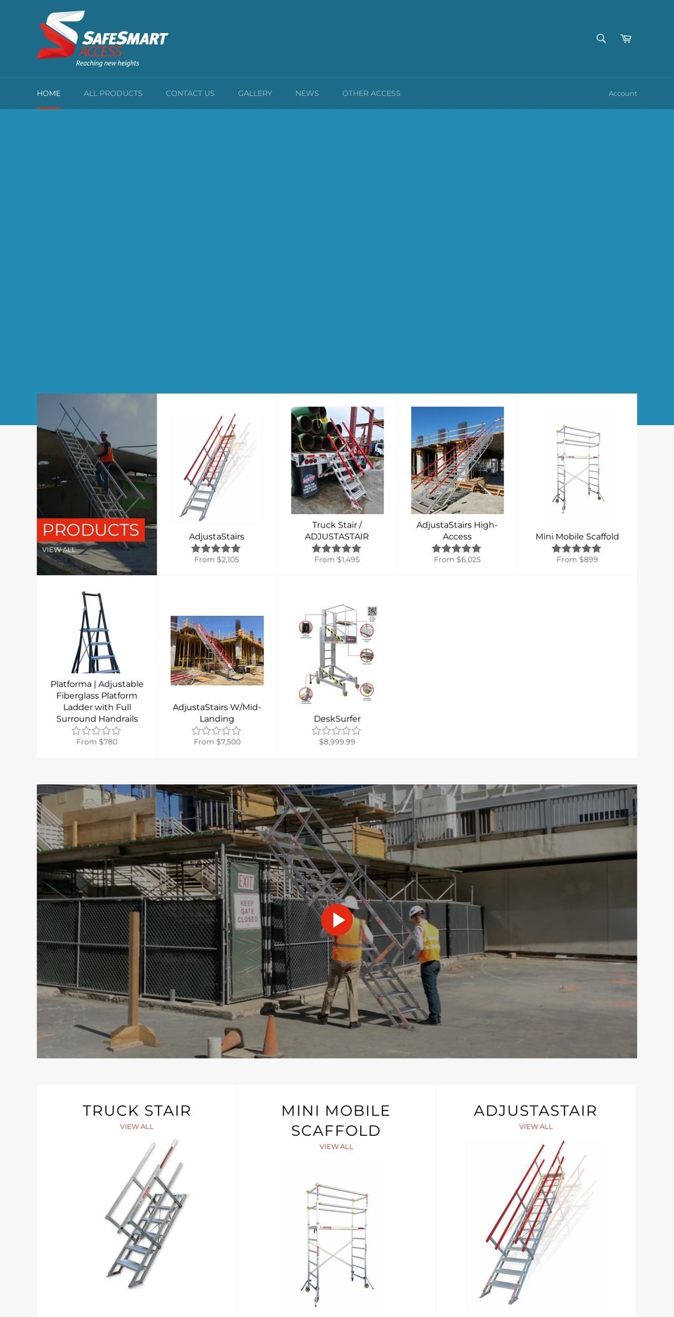 adjustastair.com — Shopify storefront screenshot