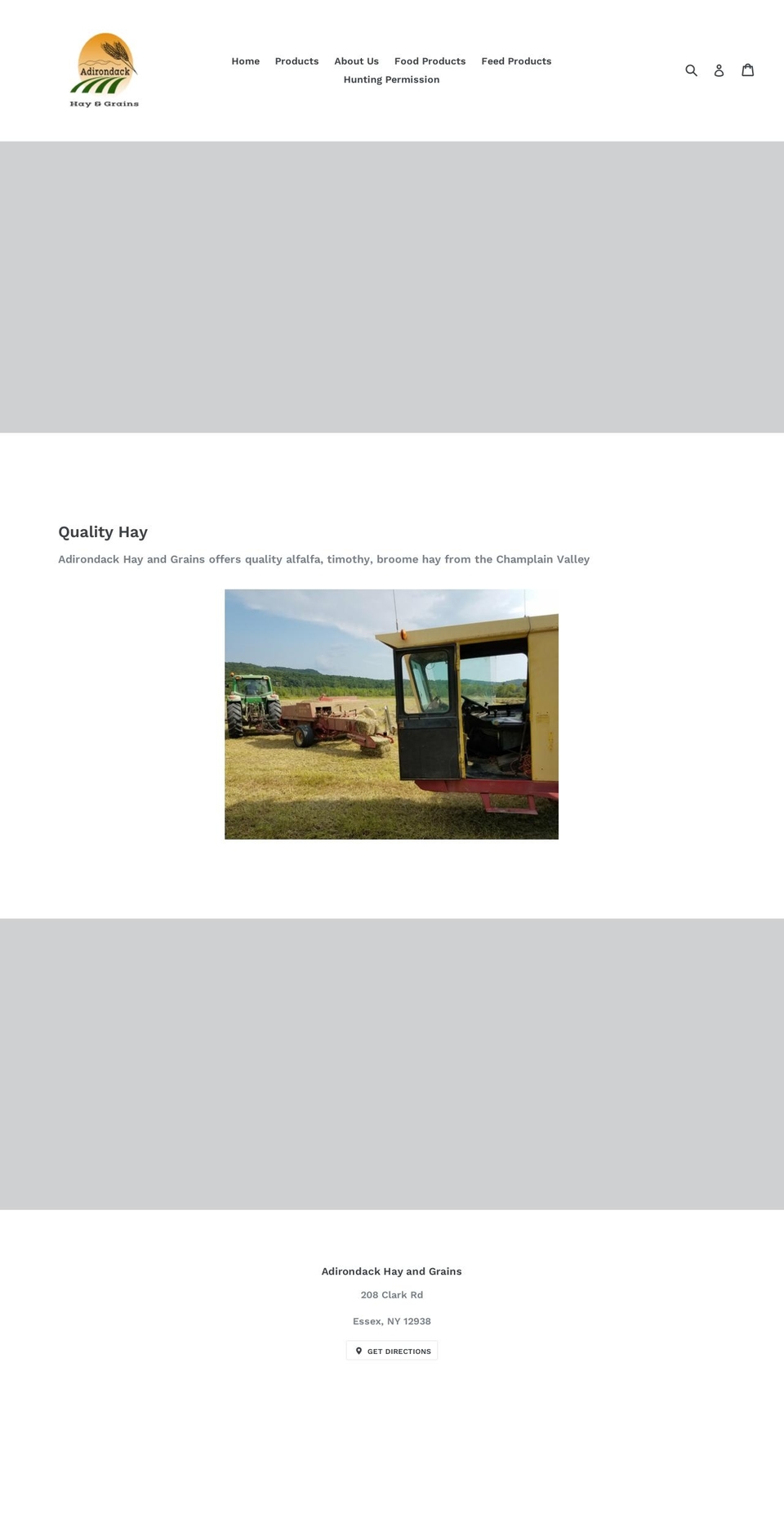 adkhayandgrains.com shopify website screenshot