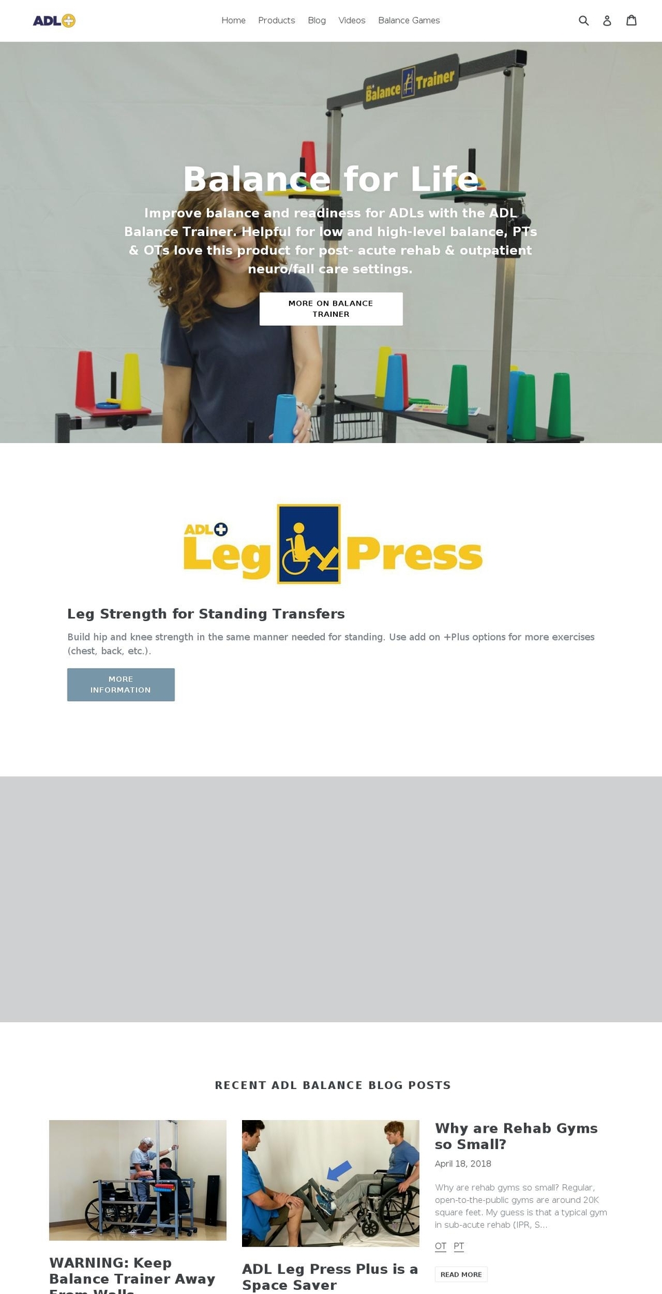 adlbalance.com — Shopify storefront screenshot
