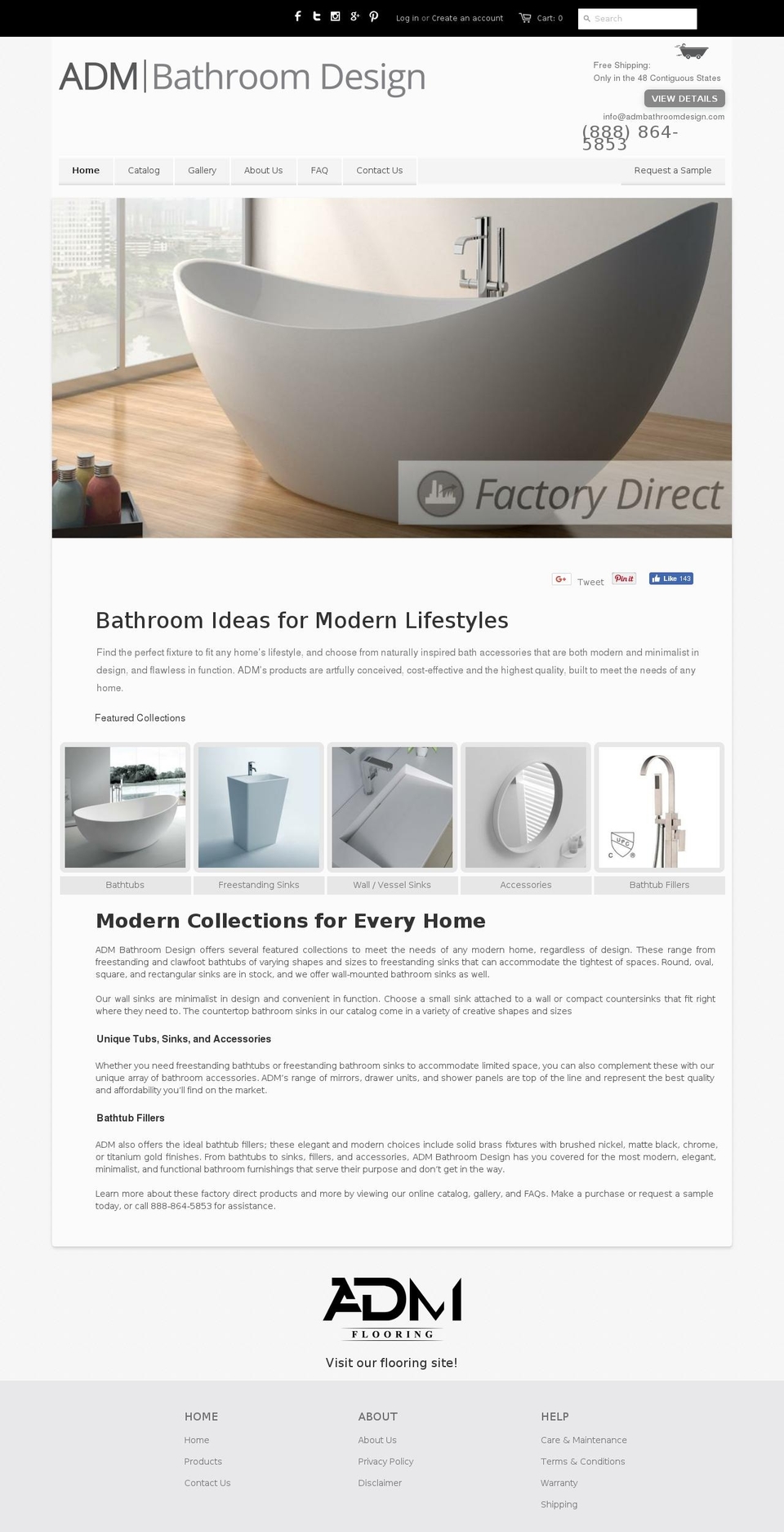 admbd.com — Shopify storefront screenshot