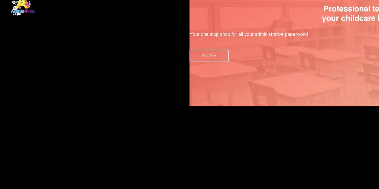 admin-4you.com shopify website screenshot