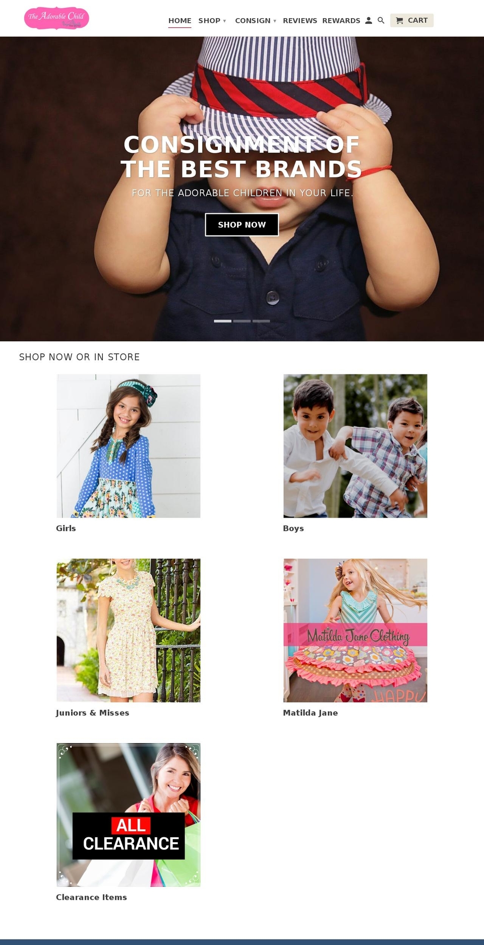 adorableonline.co shopify website screenshot