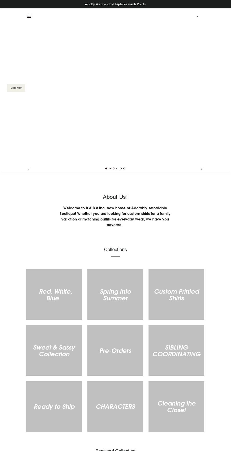 adorablyaffordableshop.com shopify website screenshot