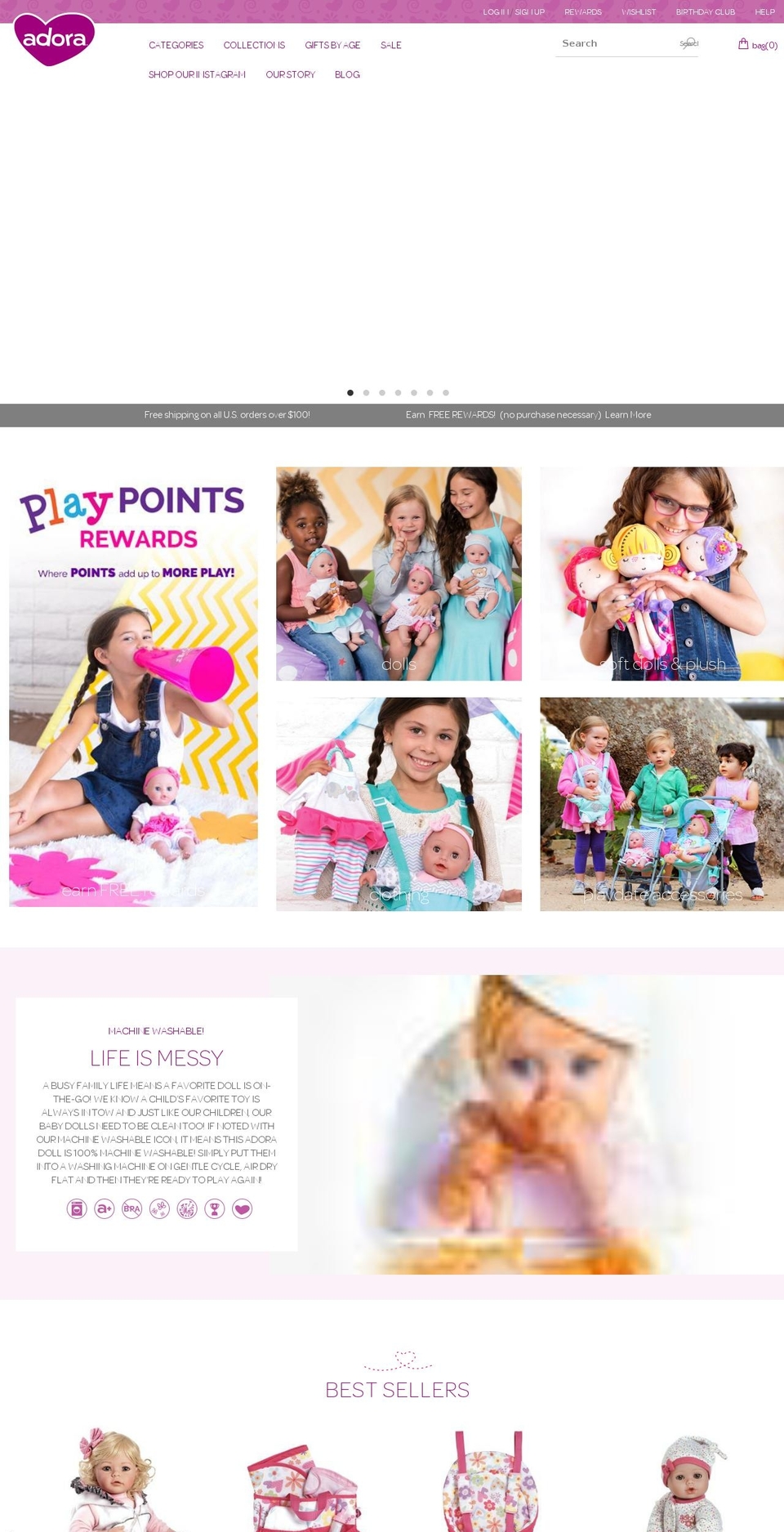 Copy of Adora Shopify theme site example adoradolls.com