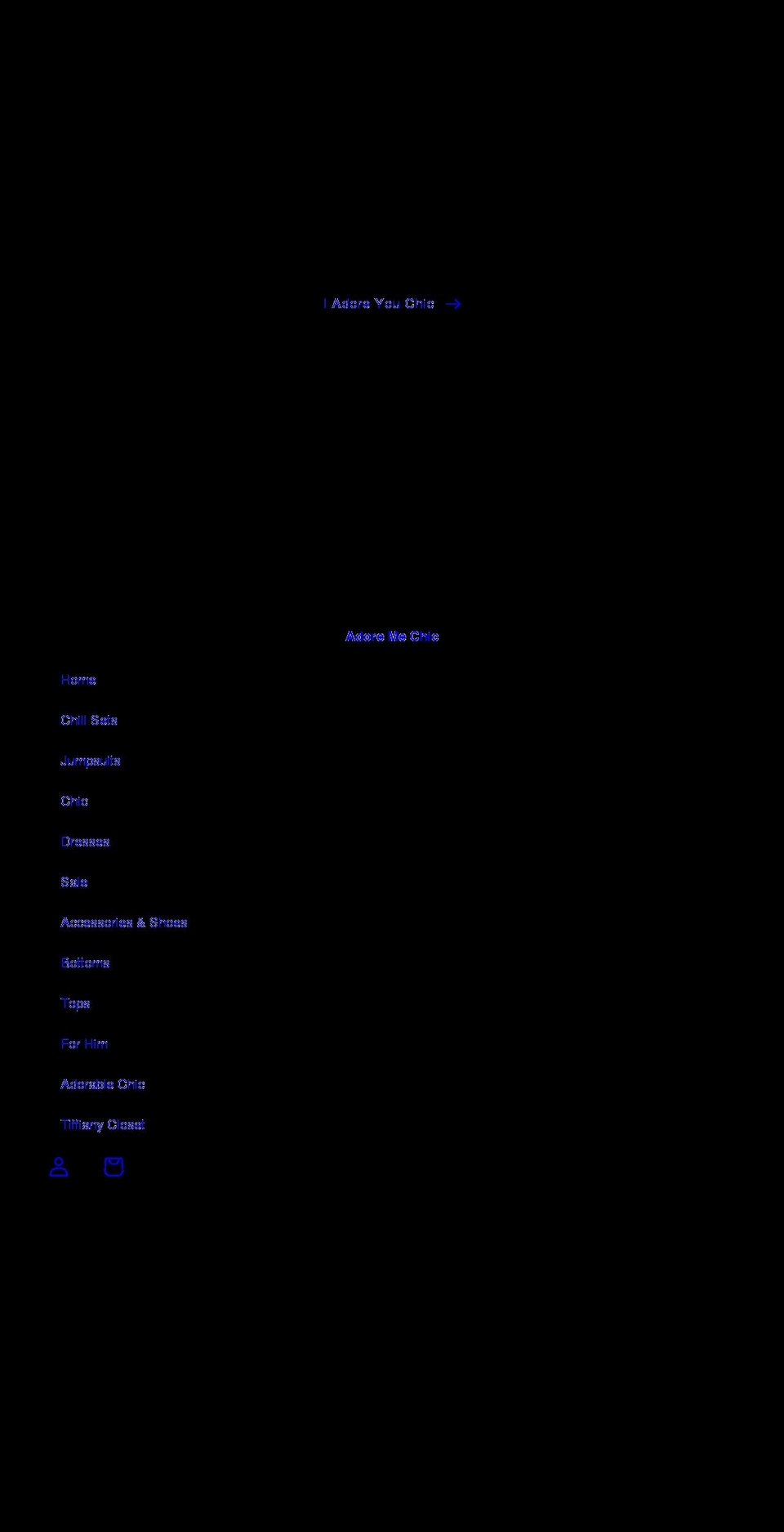 adoremechic.com shopify website screenshot