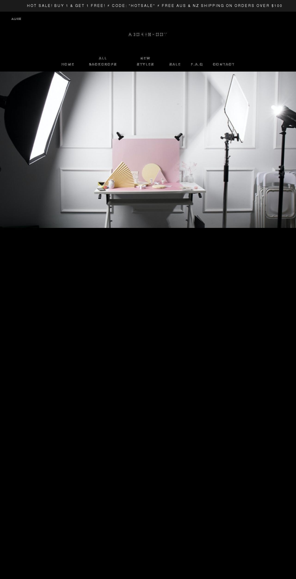 adoreshoot.com shopify website screenshot
