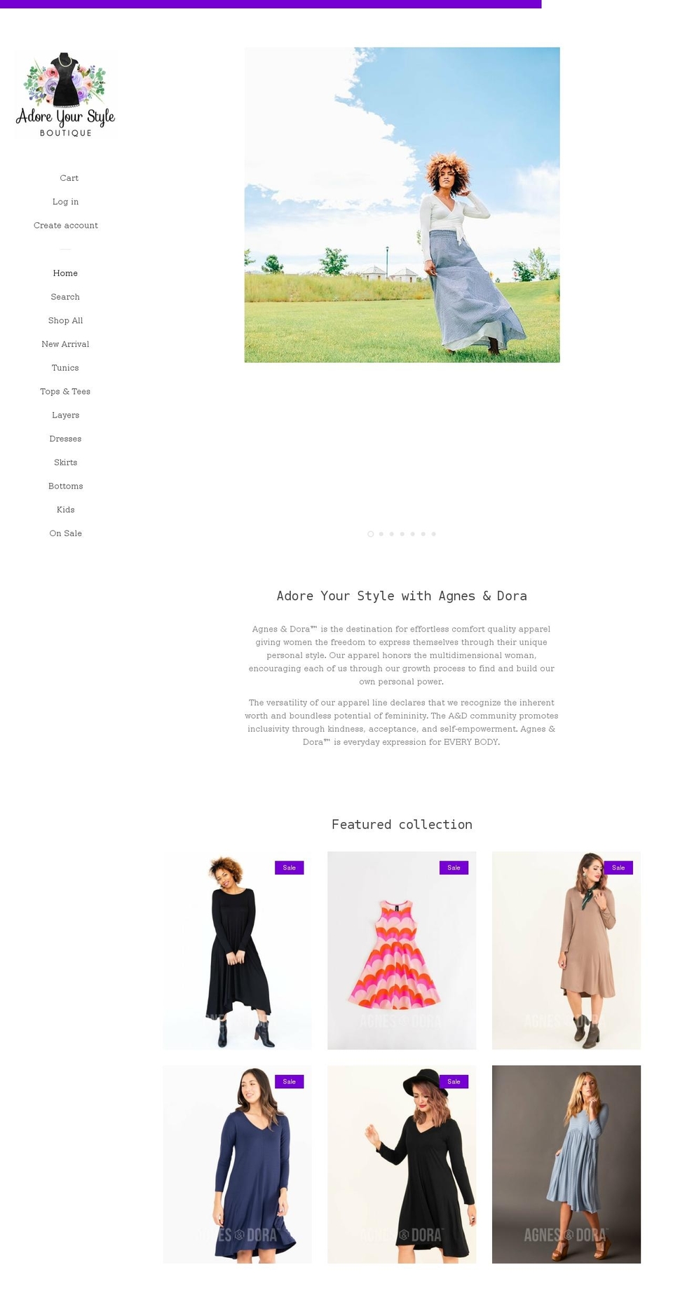 Pop with Installments message Shopify theme site example adoreyourstyle.com