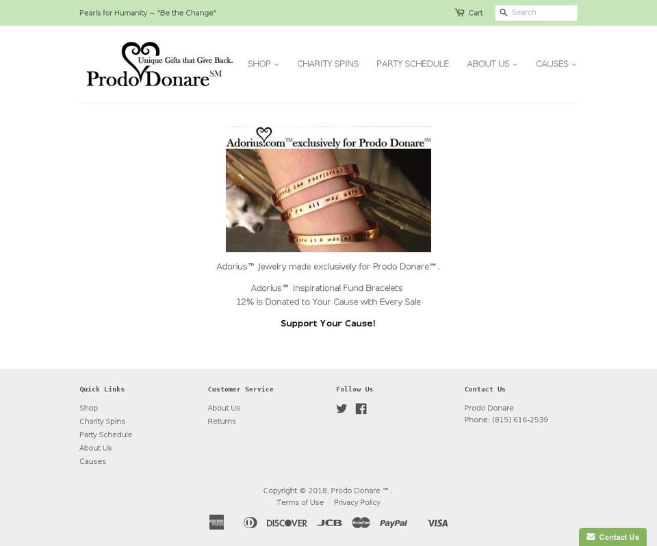 adorius.com — Shopify storefront screenshot