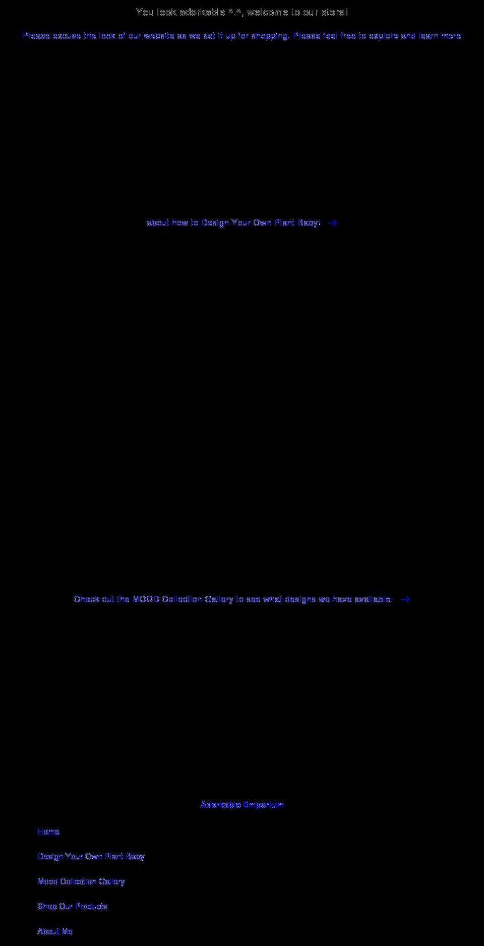 adorkableemporium.com shopify website screenshot