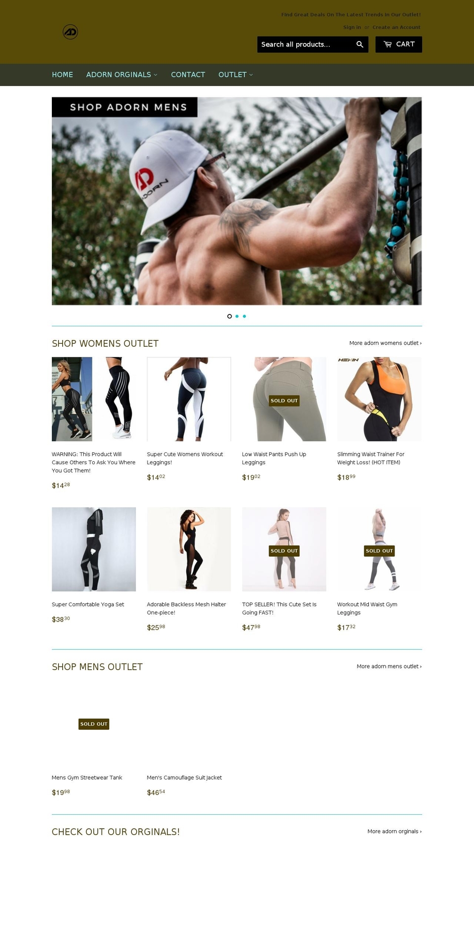 adornforlife.com — Shopify storefront screenshot