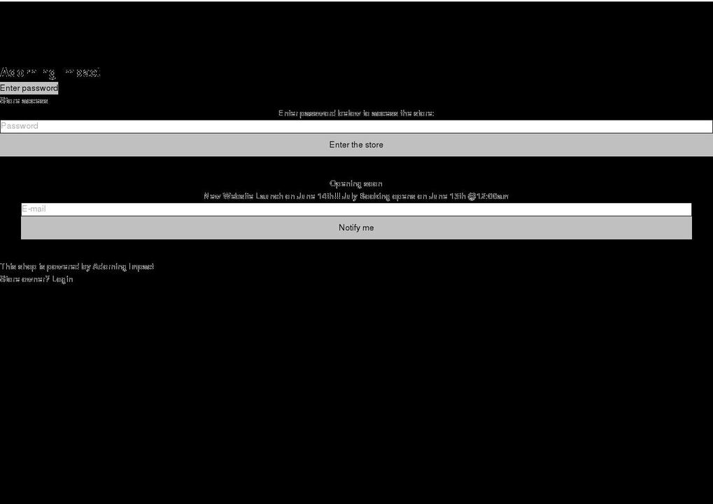 adorningimpact.com shopify website screenshot
