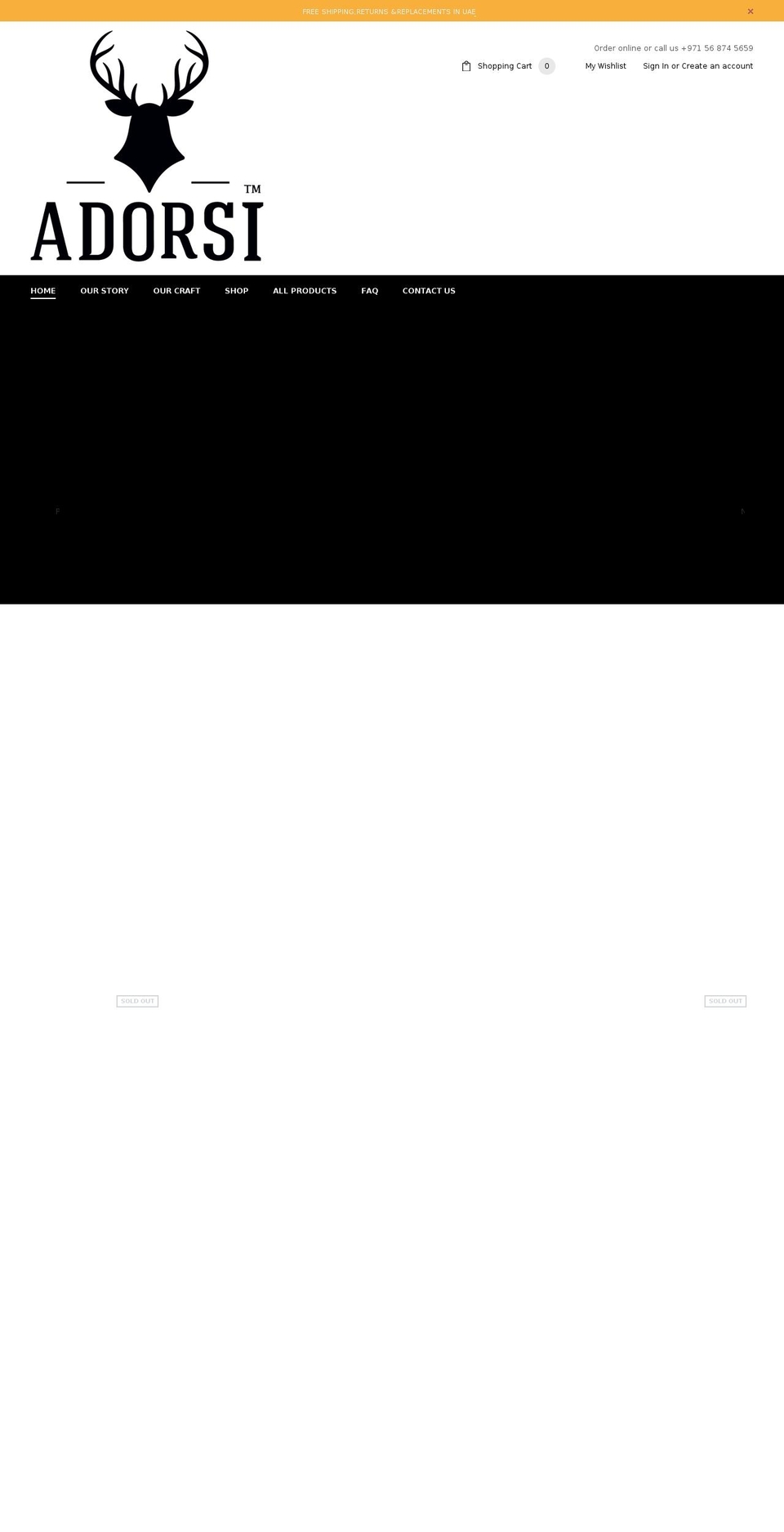 adorsistore.com — Shopify storefront screenshot