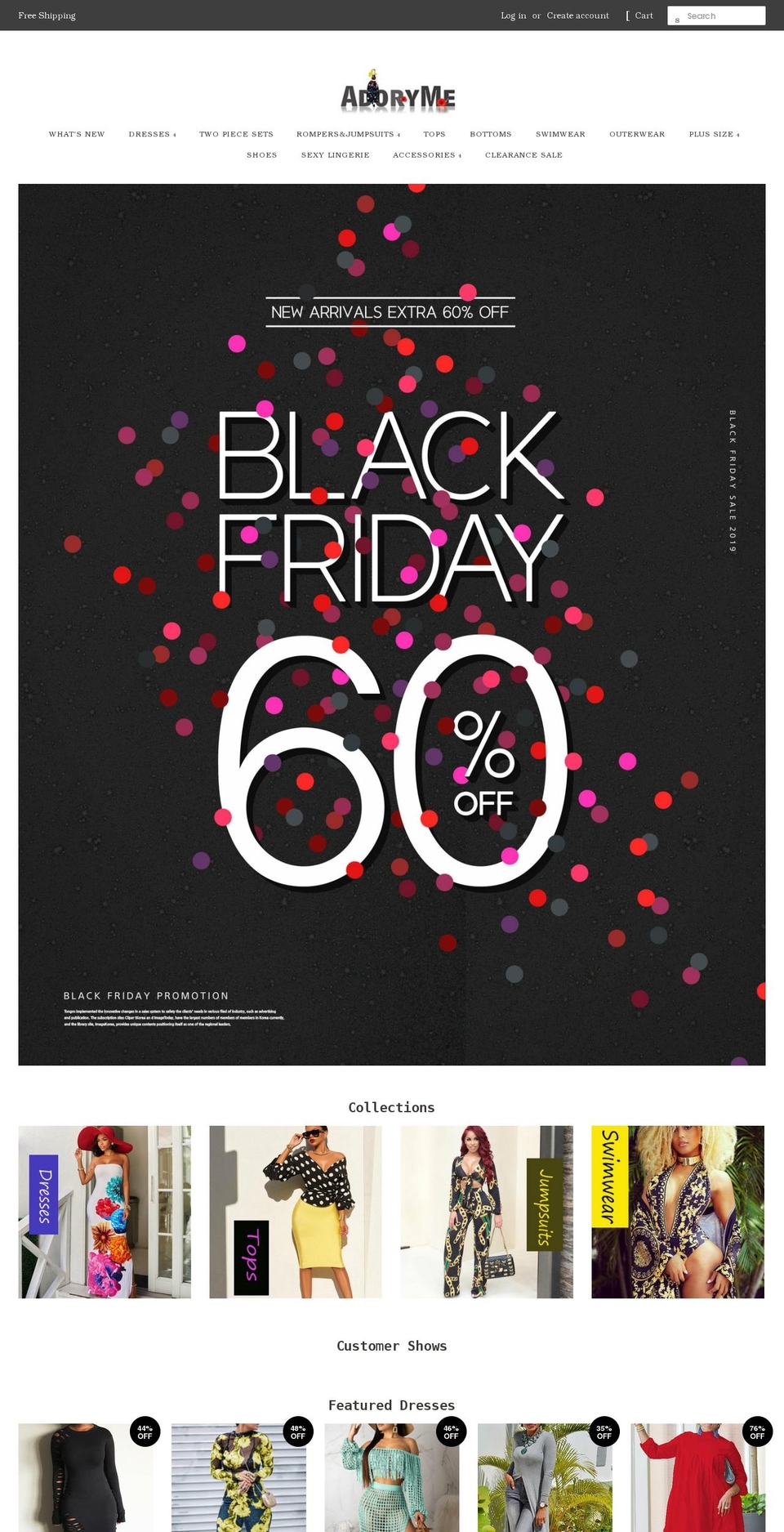 adoryme.com — Shopify storefront screenshot