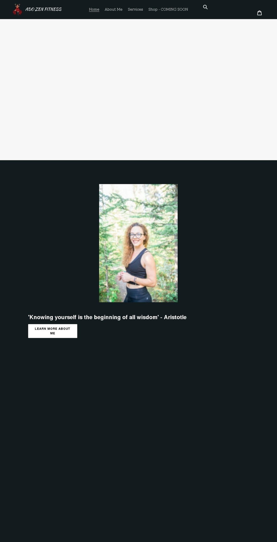 adozenfitness.com shopify website screenshot