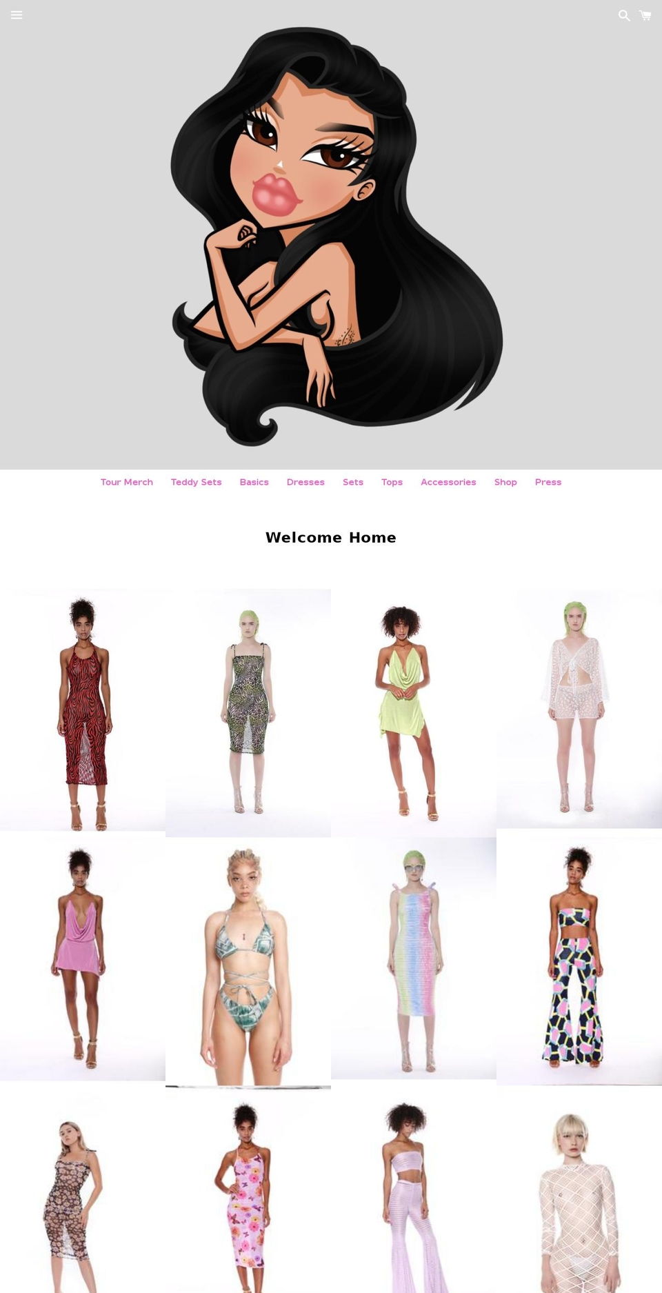 adrianasahar.com shopify website screenshot