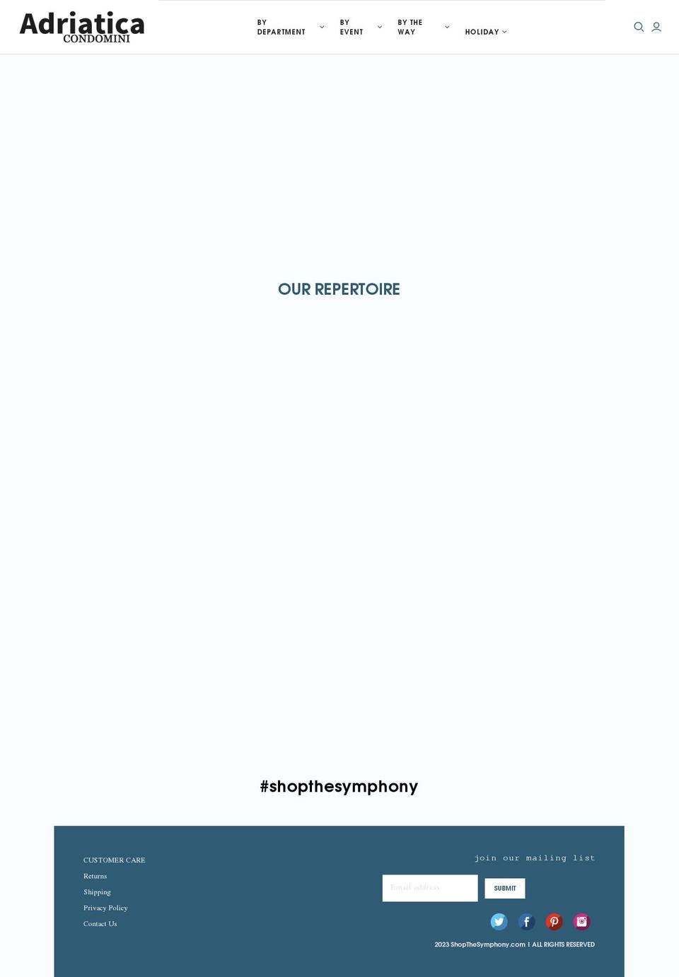 adriaticacondomini.com shopify website screenshot