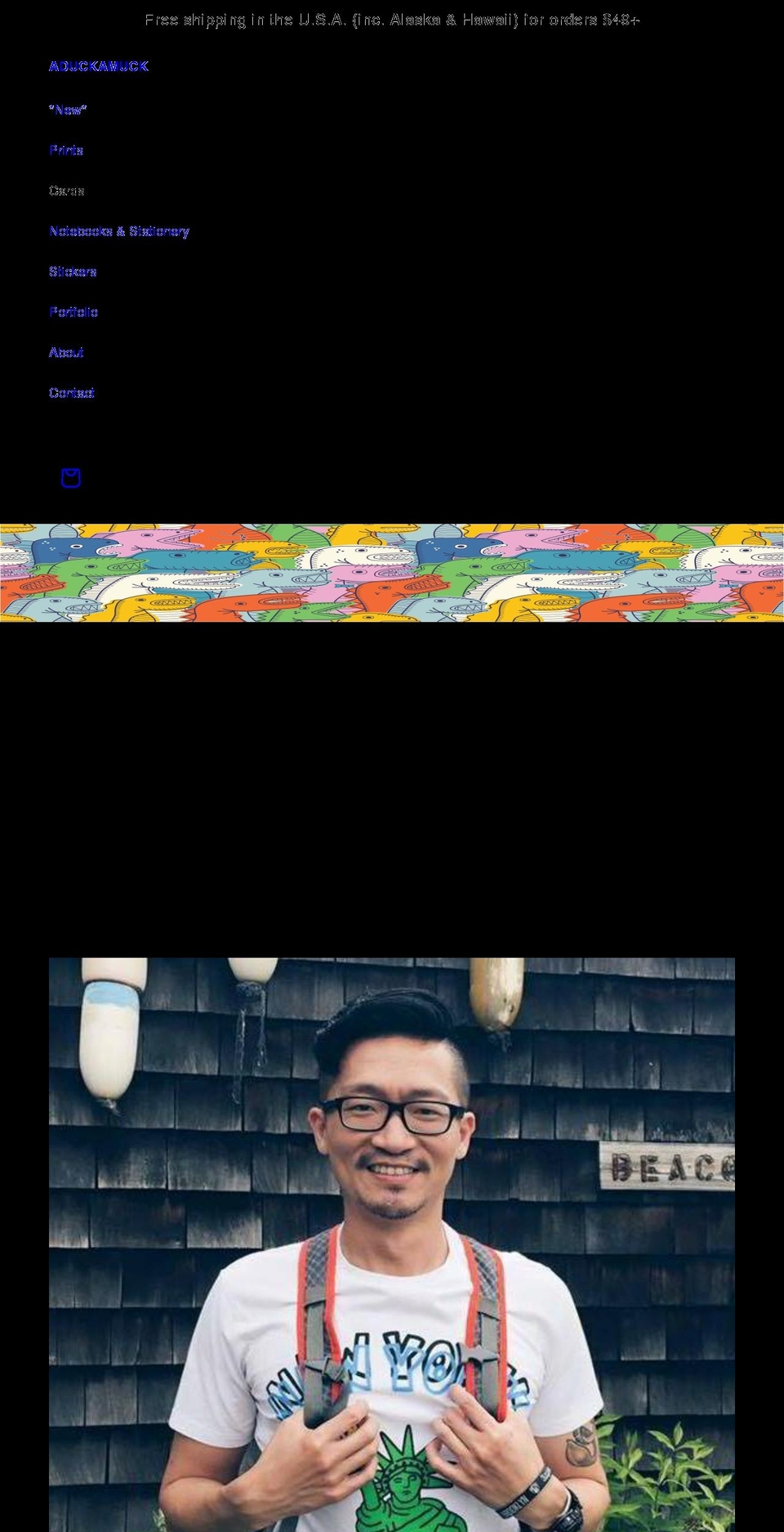 aduckamuck.com shopify website screenshot